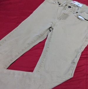 Boys Tan Skinny Jeans